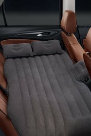 Resim Modaba Şişme Araba Koltuğu Yatağı Siyah Şişirme Pompası Tamir Kiti 2 Adet Yastık 8030 