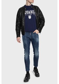 Resim Dsquared2 Erkek Kot Pantolon S71lb1592 S30342 470 Lacivert Lacivert 