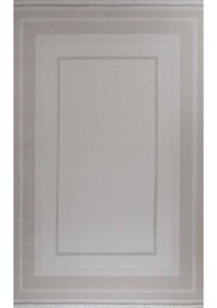 Resim Gabardin Alessa 8002 Krem Serisi Triko Akrilik Salon Oturma Yatak Odası Halısı Krem 