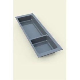 Resim Mutfak Çekmece Içi Modüler Iki Bölmeli Kaşıklık 16CMX48CM(BOYDAN 4cm Kesilebilir) 