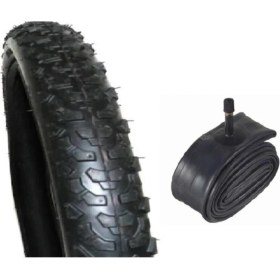 Resim Bisiklet Lastik Servis 16X175-200 Dış Iç Lastik Set 