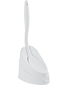 Resim Titiz Tp-145 Dinamik Plastik Fırçalı Wc Tuvalet Klozet Fırçası Fırça Takımı - Bej / Gri - 1 Adet 
