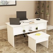 Resim KALENDER DEKOR MERKÜR-1-2 OFİS BÜRO MASASI TAKIMI MRK01 