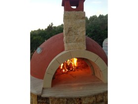 Resim Pakkens Ø 100 mm Pakkens 500 C° 40 cm Dalma Boylu Taş Fırın, Bahçe Fırını, Köy Fırını, Lahmacun, Pide Fırını Termometresi 