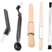 Resim Teedoo Kahve Fırçası Seti, Espresso Fırçası Seti, Ahşap Kahve Öğütücü Makinesi Temizleme Fırçası ve Kahve Makinesi Için Espresso Fırçası (Yurt Dışından) 