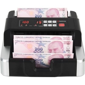 Resim Baove GB4100 Para Sayma Makinesi ve Sahte Para Yakalama - Adet Sayım - TL - Euro - Usd 