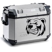 Resim Genel Markalar Ayı Desenli Motosiklet Çanta Sticker Etiket Modeli - 5 