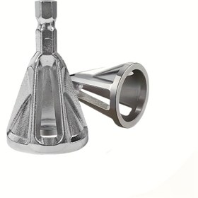 Resim 1 adet Karbon Çelik Altıgen Saplı Çıkarma ve Dış Kenar Kesici Aracı, Dürüst Metal Yüz Kesici, Vida, Somun ve Vida için - Endüstriyel Kullanım için İdeal, Çıkarma Aracı 