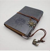 Resim Deri Defter Gri 1 Adet 