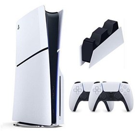 Resim Sony Playstation 5 Slim CD Edition - 2. Dualsense Ps5 Kol - Şarj İstasyonu 