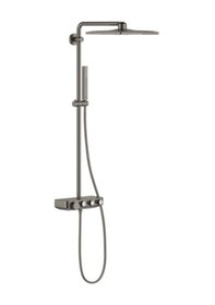 Resim Grohe Euphoria Smartcontrol System 310 Cube Duo Duvara Monte Termostatik Bataryalı Duş Sistemi - 26508al0 Siyah 