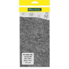 Resim Pacific Gri Pacıfıc Yapışkanlı Keçe - (120MM x 240MM) 