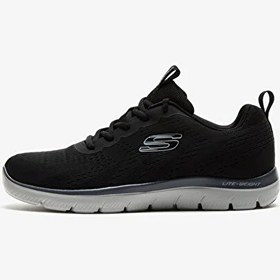 Resim Skechers Siyah - Gri Erkek Lifestyle Ayakkabı 232395TK BKCC SUMMITS 