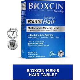 Resim Bioxcin Mens Hair 30 Tablet - L Arginin Biotin Saw Palmetto L Carnitine Çinko L Sistein Keratin Bakır Iyot. 