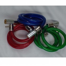 Resim ultramotor Halat Kilit 100cm Kıvrık Yeşil 