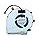 Resim Msı Ge72 6Ql-232Xtr Ge72 7Rd-042Xtr İle Uyumlu Cpu Fan (4Pin) 