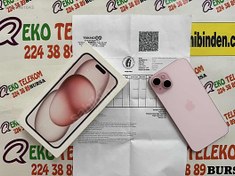 Resim Apple iPhone 15 Plus İkinci El TR | 128 GB | Pembe İkinci El SIFIR NİYETİNE PİL %98 15 PLUS 128 GB PEMBE EKO İLT