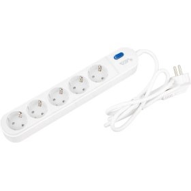 Resim Ayt Vea VE-VEGA105 Grup Priz Uzatma 5'li Priz 1.5 Metre 3500 Watt 16 Amper Isıya Dayanıklı Akım Korumalı Priz 