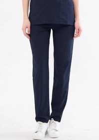 Resim Bayi | Klasik - Lacivert Kadın Pantolon - Likralı Tek Alt - 2XL 