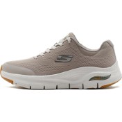 Resim Skechers Air Cooled Arch Fit Mens Sneaker Erkek Günlük Spor Ayakkabı Bej 