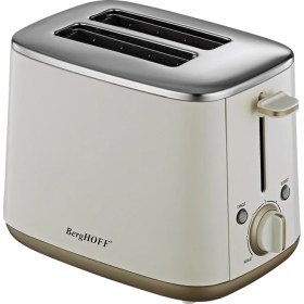 Resim Berghoff Gem Pearl Vanilya Krem Rengi Iki Dilim Ekmek Kızartma Makinesi 