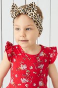 Resim Babygiz Kız Çocuk Leopar Bandana 