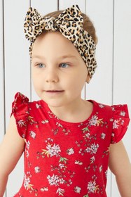 Resim Babygiz Kız Çocuk Leopar Bandana 