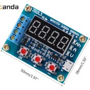 Resim Zb2L3 Akü 18650 Lityum Pil Kapasite Ölçer Test Cihazı 1.5-15V 3A 