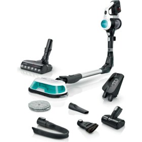 Resim Bosch 2'si 1 Arada Süpürme ve Silme, Unlimited 7 Prohygienic Şarjlı Süpürge Aqua Beyaz 