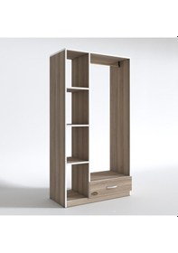 Resim Kenzlife giysi dolabı mengühan 175*90*40 crd gardırop 1 çekmeceli 