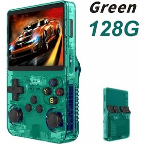 Resim Boyhom 256g/128g/64g R36s Arkos Retro Elde Kullanılır Oyun Konsolu 3.5 ''ıps T Green 