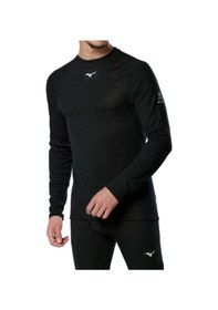 Resim Mizuno Premium Merino Wool Crew Erkek Termal Ve Yün İçlik Siyah Çok Renkli 