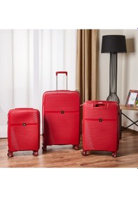 Resim Hoffmannss Kabin Boy Pp Valiz - Kırmızı - 48x36x20 Cm Çok Renkli 