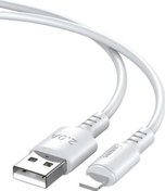 Resim 2A USB / Lightning Şarj ve Data Kablosu Beyaz MCR-20 Sunix