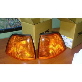 Resim Bmw E36 Sedan Sinyal Takım Sağ Sol Sarı Depo 63138353277-288 