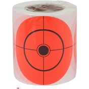 Resim Jzcat Küçük Hedef Kağıdı 200 Adet/rulo Yapışkan Destekliokçuluk Atıcılık Genel Amaçlı Hedef Kağıdı - Kırmızı Turuncu 