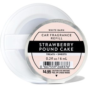Resim Bath & Body Works Strawberry Pound Cake Araba Kokusu 6 mL 