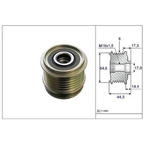 Resim VALEO 588084 ALTERNATÖR KASNAĞI A6 4F2 C6 