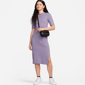 Resim Nike Sportswear Essential Kadın Mor Elbise 