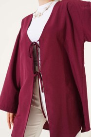 Resim VOLT CLOTHİNG Çift Bağcıklı Poplin Kimono 