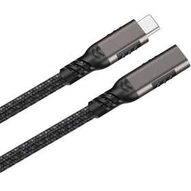 Resim Qgeem Extension USB3.2 Type-C PD Uzatma Kablosu 100W 20Gbps 4K@60Hz 0.2 Metre 