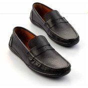 Resim Siyah Leather Erkek Loafer Ayakkabı E01396070140 Siyah 