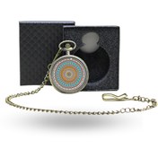 Resim ForWhat Büro Ev Ofis Hediyesi için Kutulu Antik Mandala Figür Köstekli Saat 