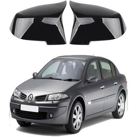Resim Renault Megane 2 Araca Özel Batman Yarasa Ayna Kapağı Pianoblack N11.6501 