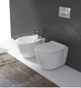 Resim Isvea - Soluzione Asma Klozet Beyaz Kapaksız - 10sz02001sv Diğer 