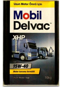 Resim Mobil Delvac Xhp 15W-40 Motor Yağı 16 KG 