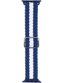 Resim Ayarlanabilir Çizgili Dokuma Naylon Kordon Saat Kordonu iOS Uyumlu Watch Ultra 49mm-Watch Ult Seri 9-8-7 Akıllı Saat Aks. 47273504 