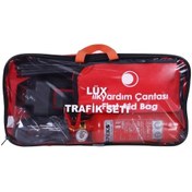 Resim Halidi Kare Tüvtürk Uyumlu Çantalı Lüx Trafik Seti 
