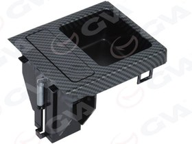 Resim Bozuk Para Kutusu Orta Konsul Karbon Fiber Sıyah Bmw E46 98 06 