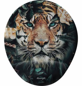 Resim Flipped Tiger Bilek Destekli Tasarım Mouse Pad 